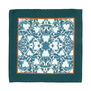 Blue marble pocket square
